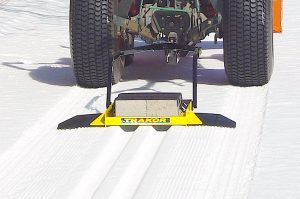ATV snow grooming