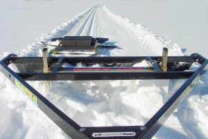 Laying Cross Country Ski Tracks
