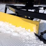 snow groomer side view