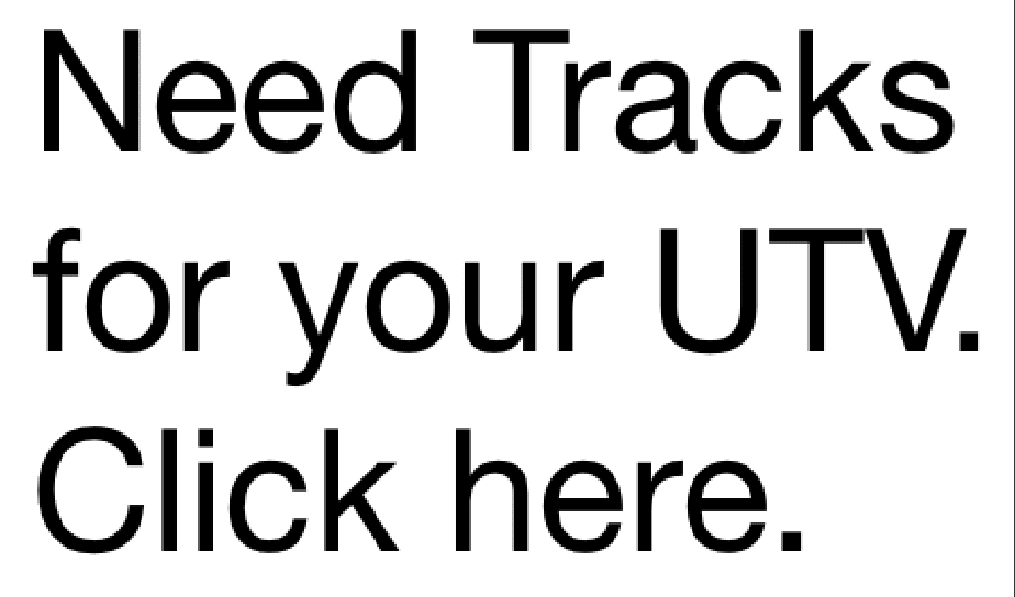 Get tracks for your UTV