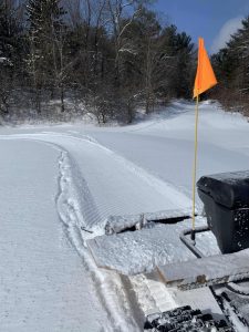 tracked ATV snow grooming