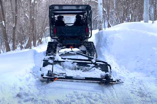 Snow Groomer on UTV Rental